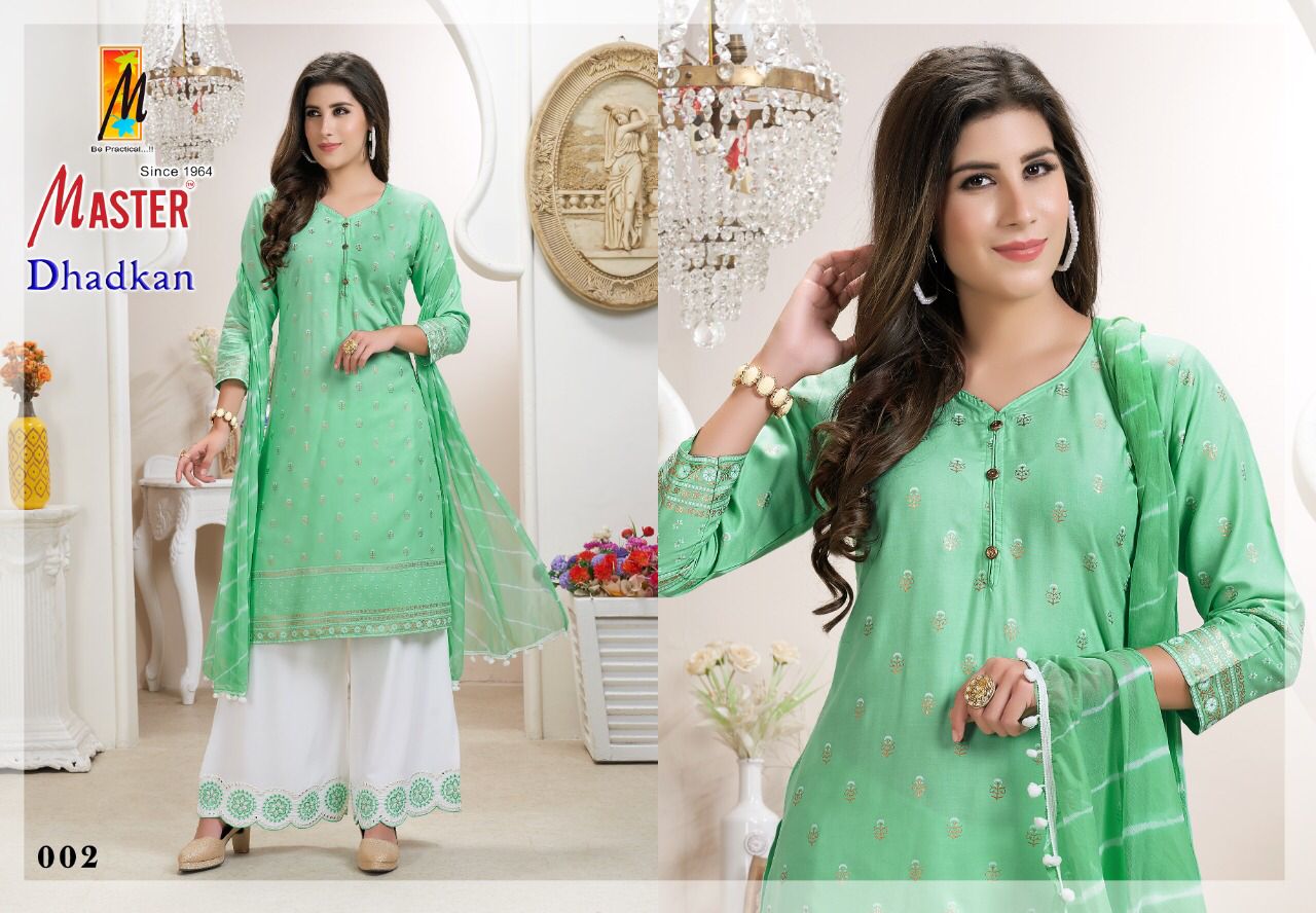 Master Dhadkan Regular Wear Wholesale Readymade Plazzo Suits
